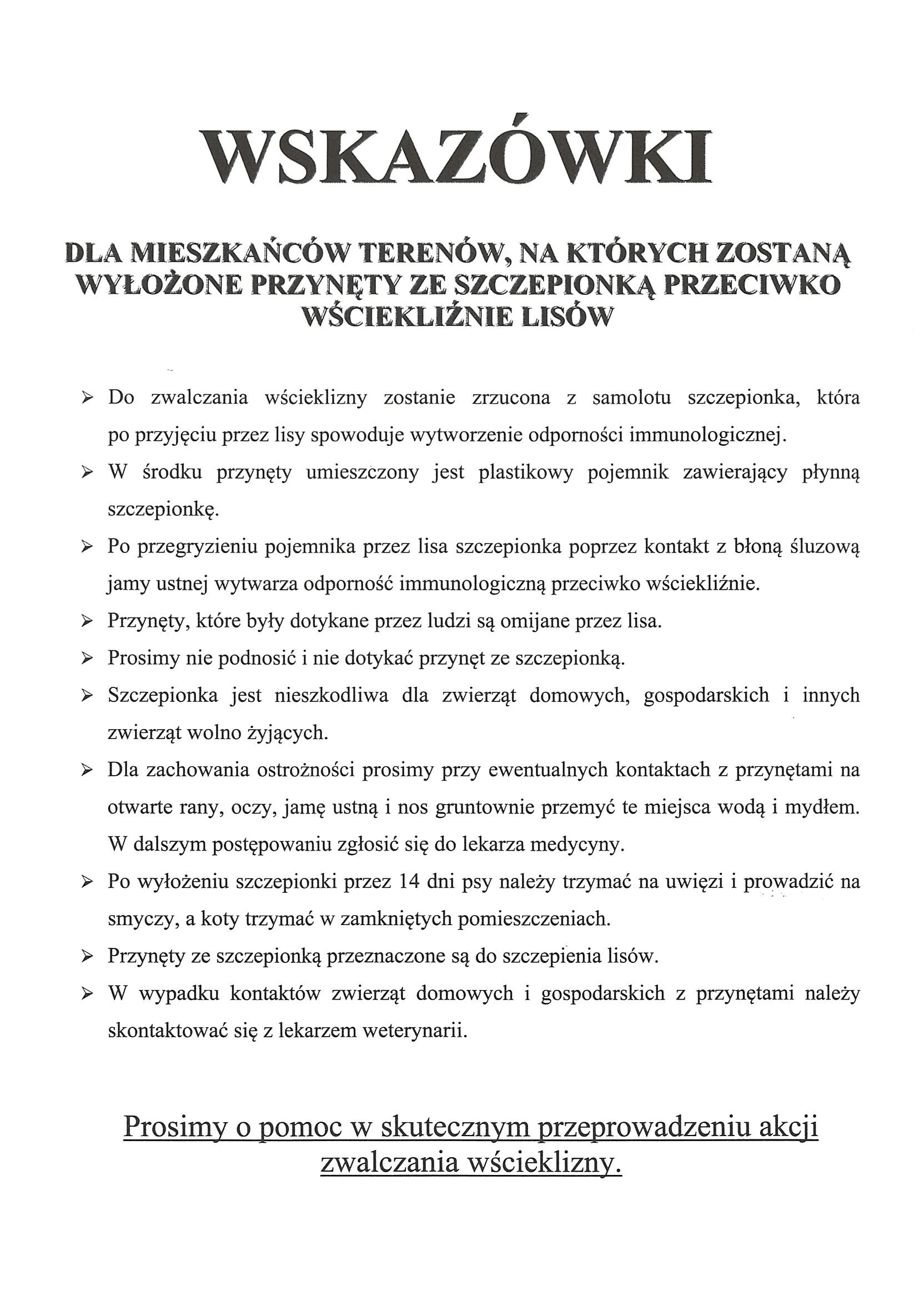 wskazówki